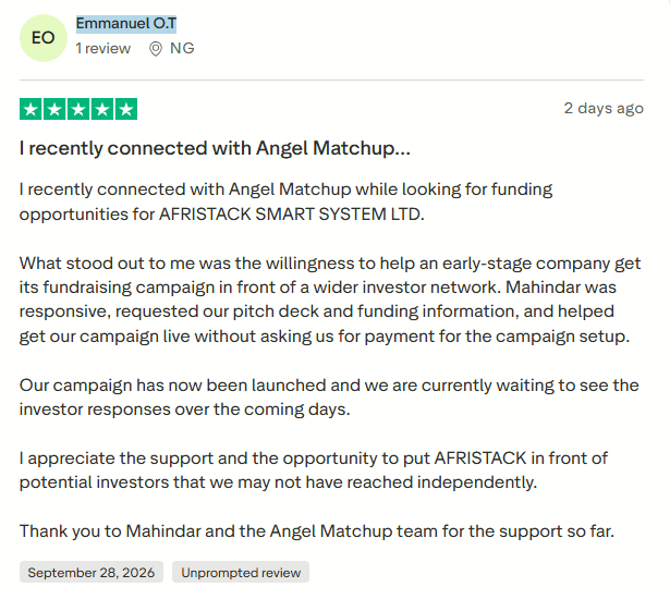 Emmanuel trustpilot review